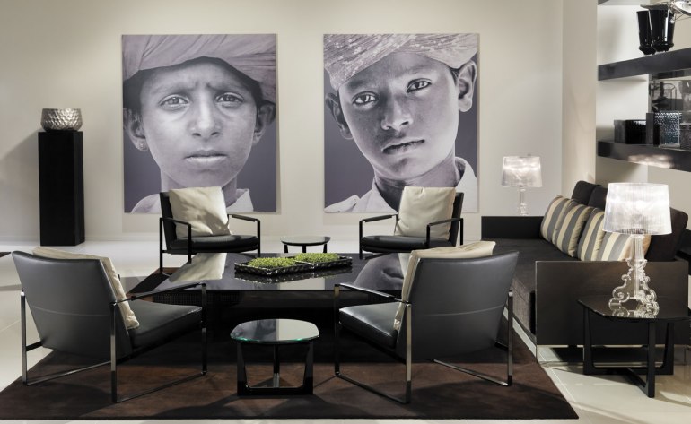 Detalle del del lobby del hotel